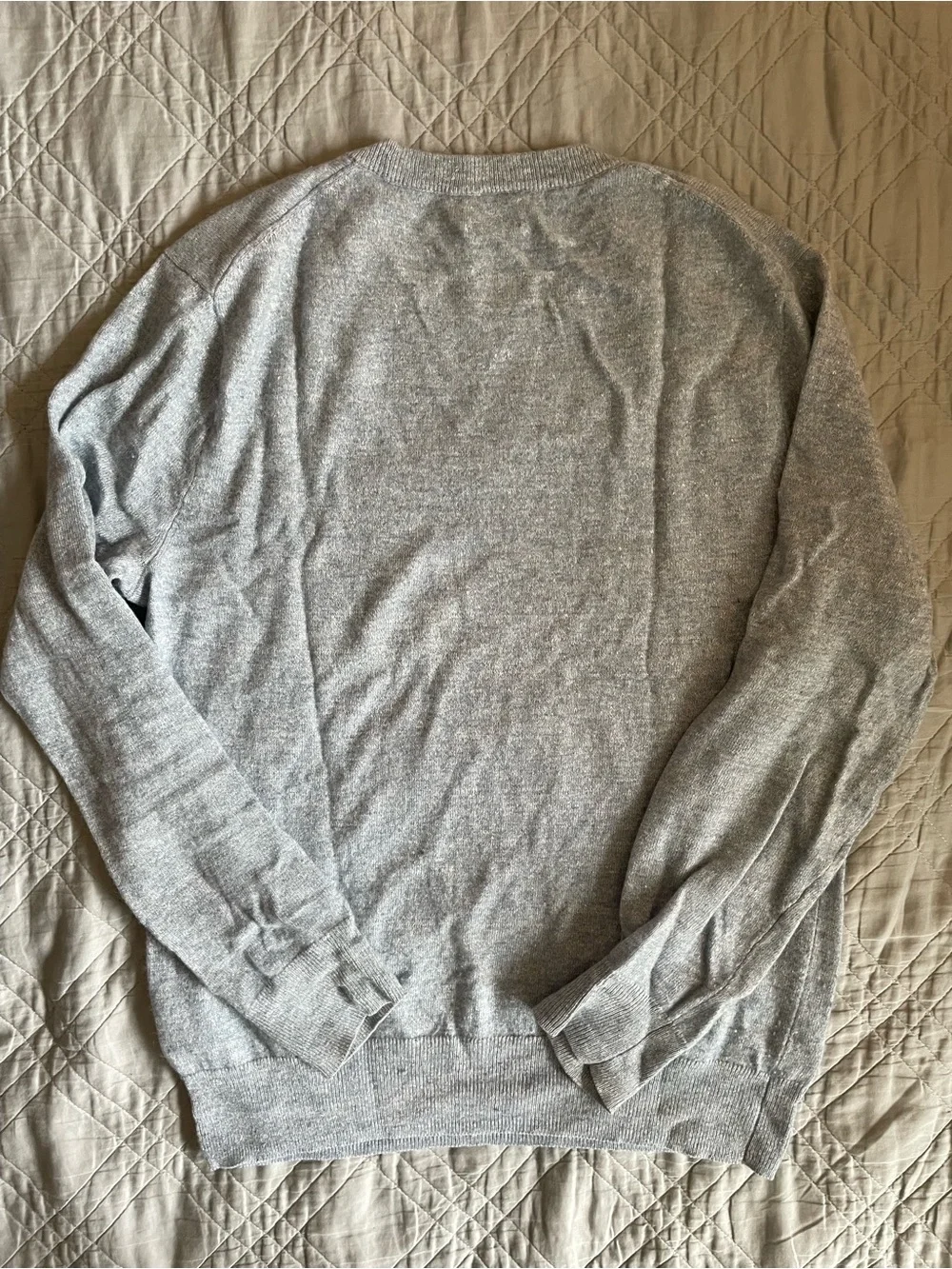 J. CREW Marled cashmere-linen blend sweater in Blue Size S $158 CJ375